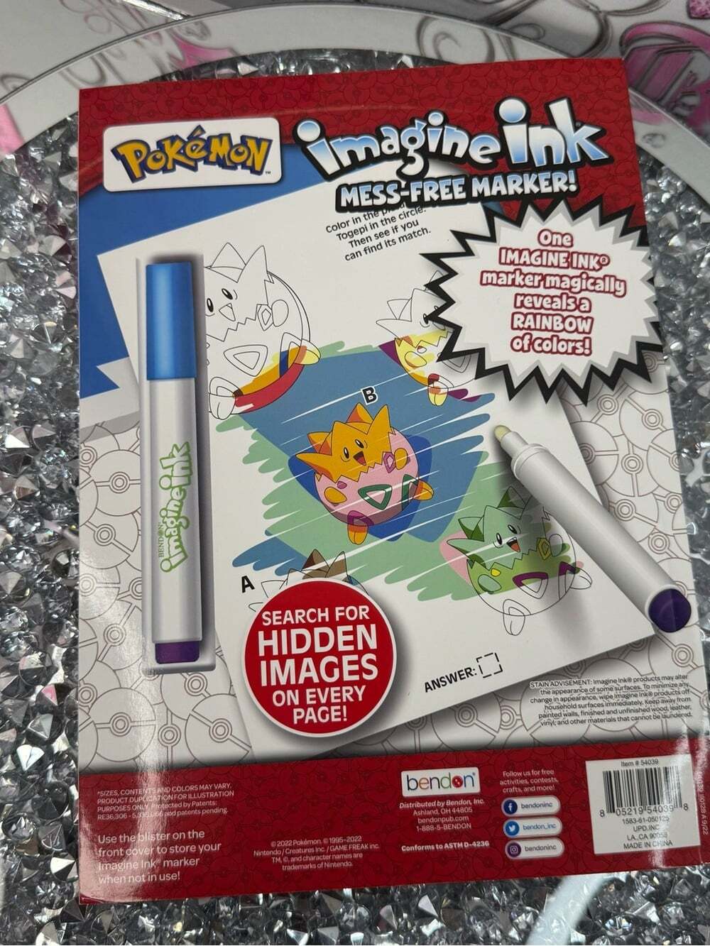 POKÉMON colouring book Imagine Ink Mess-Free Marker Activity Book - Blue Marker - Picture 3 of 3